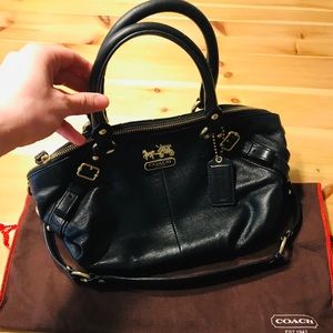 Coach (medium) satchel w/crossbody strap
